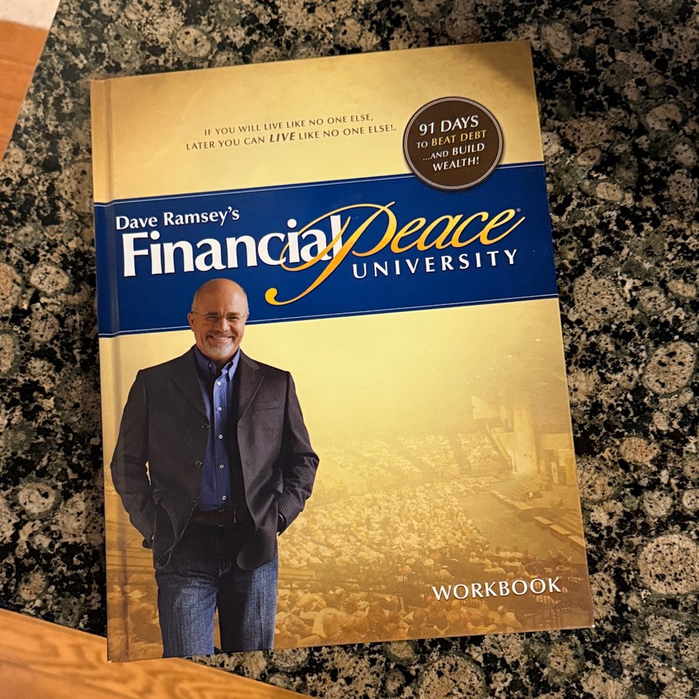 Financial Peace University Workbook - Dave Ramsey New never used